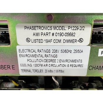 AMAT 0190-05682 P1229-2/2 PVD Dual Chamber Heater Drive